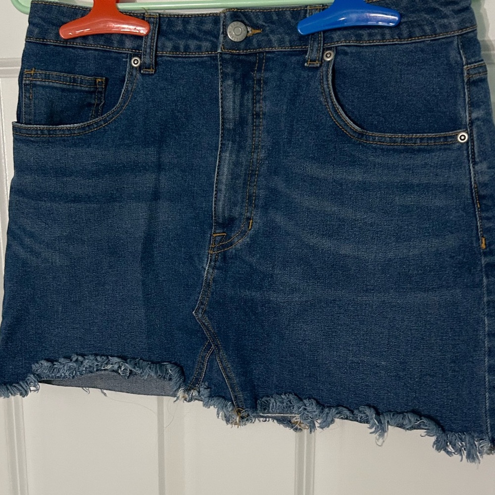 Francesca’s Denim Mini Skirt